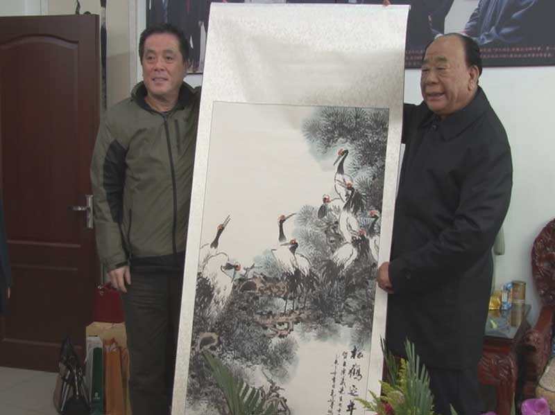 拜访潍坊经济发展促进会名誉会长王乐义